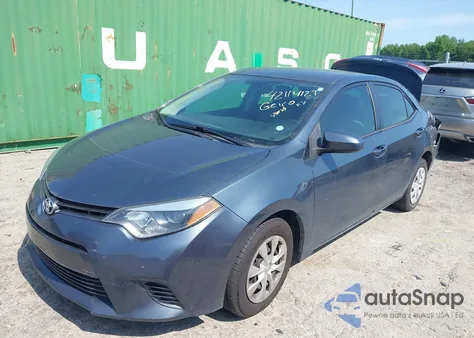 2015 Toyota Corolla Le Eco из США, поврежденный, VIN 2T1BPRHE4FC393704